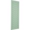 Ekena Millwork True Fit PVC Single Panel Chevron Modern Style Fixed Mount Shutters, Seaglass, 12W x 42H, PR TFP001CV12X042SG - alternate 12